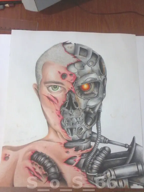 pintado a lapiz