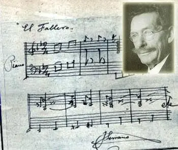 El maestro Serrano y su pasodoble "El Fallero"
