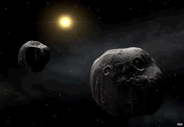 El día en que dos asteroides golpearon la Tierra
