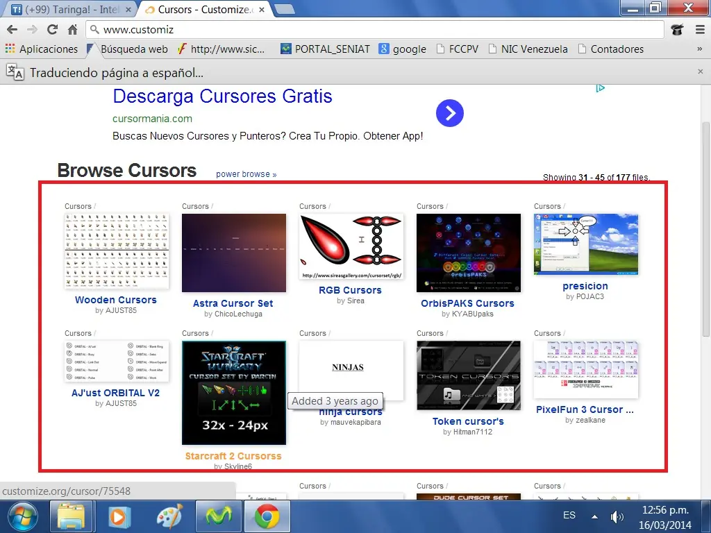 Como poner cursores nuevos al windows 7