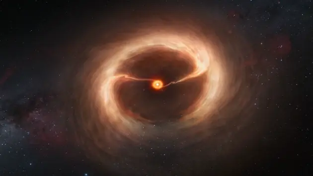 Así son creados los planetas...