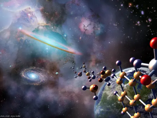 El Origen espacial en la asimetria de la vida