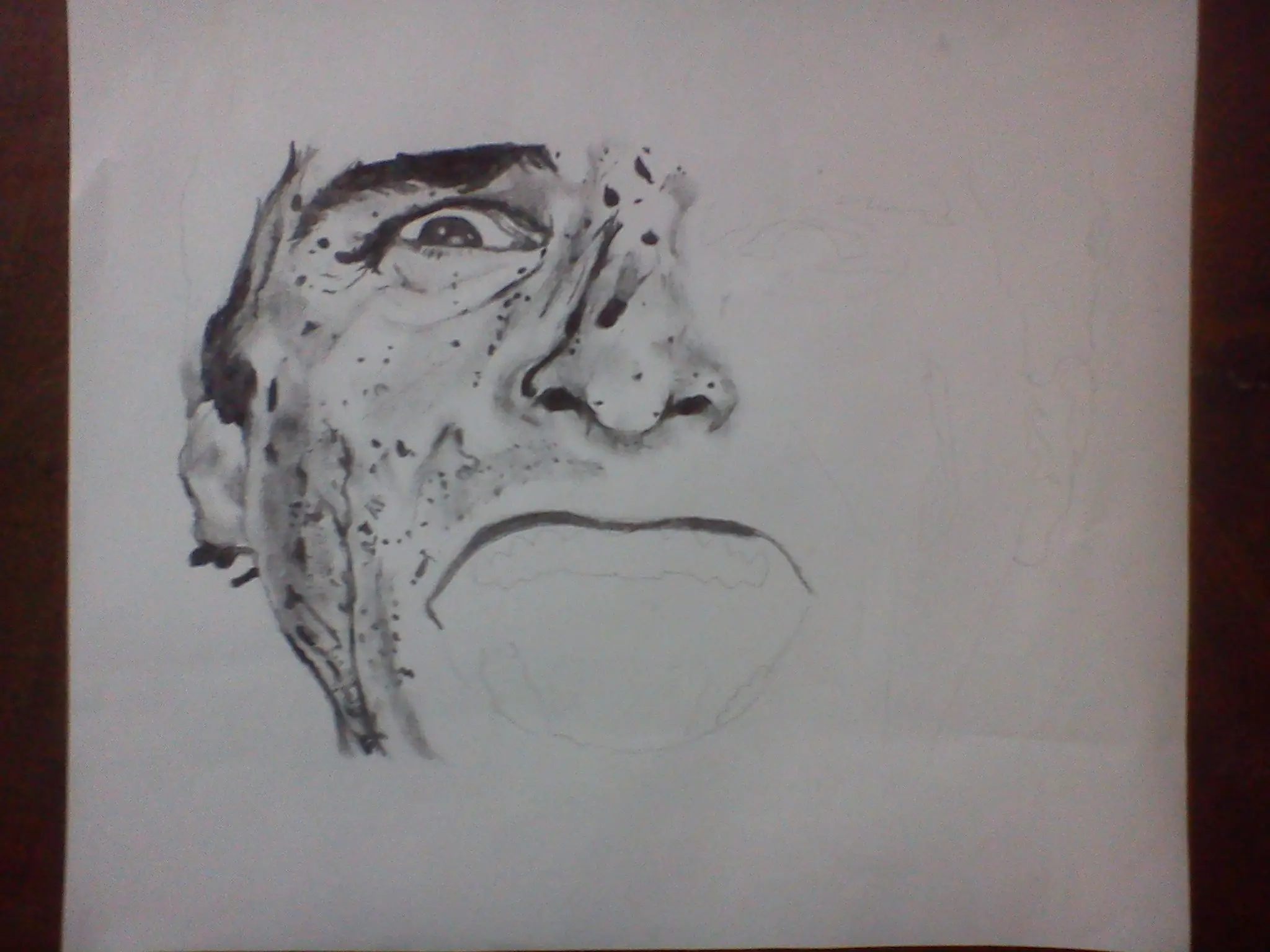 Dibujos propios (carbonilla y tinta china)
