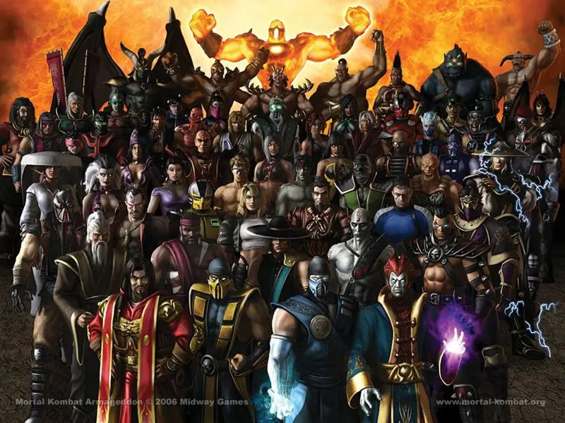Botonera de mortal kombat