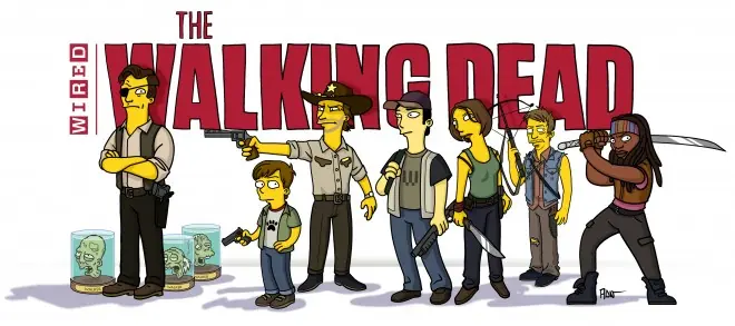 The Walking Dead Version Los Simpsons