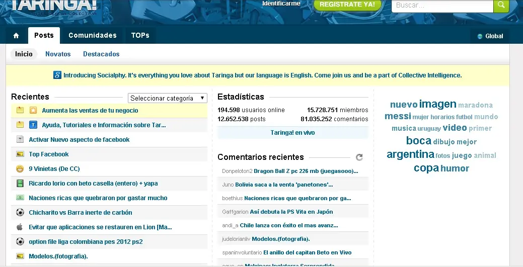 como era antes taringa
