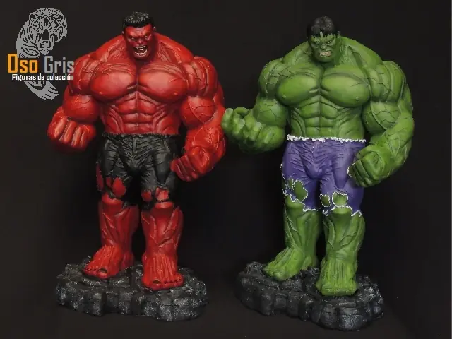 Oso gris figuras de colección