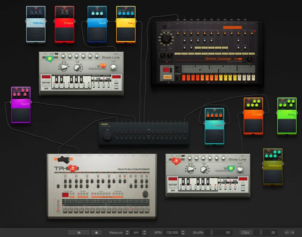 Emulador Flash Roland TB 303/TR-909 - Haz Musica en Internet