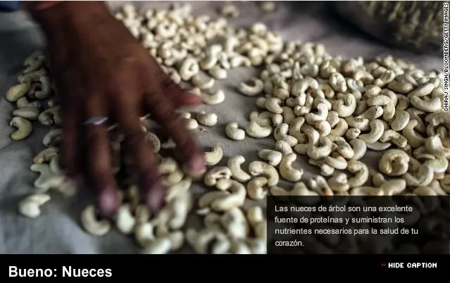Los mejores (y peores) alimentos para tu corazón