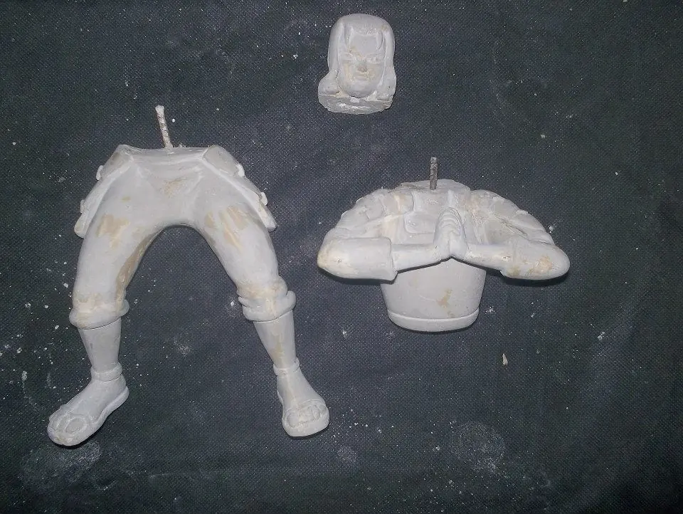 Mis esculturas de hashirama,garfield y anime