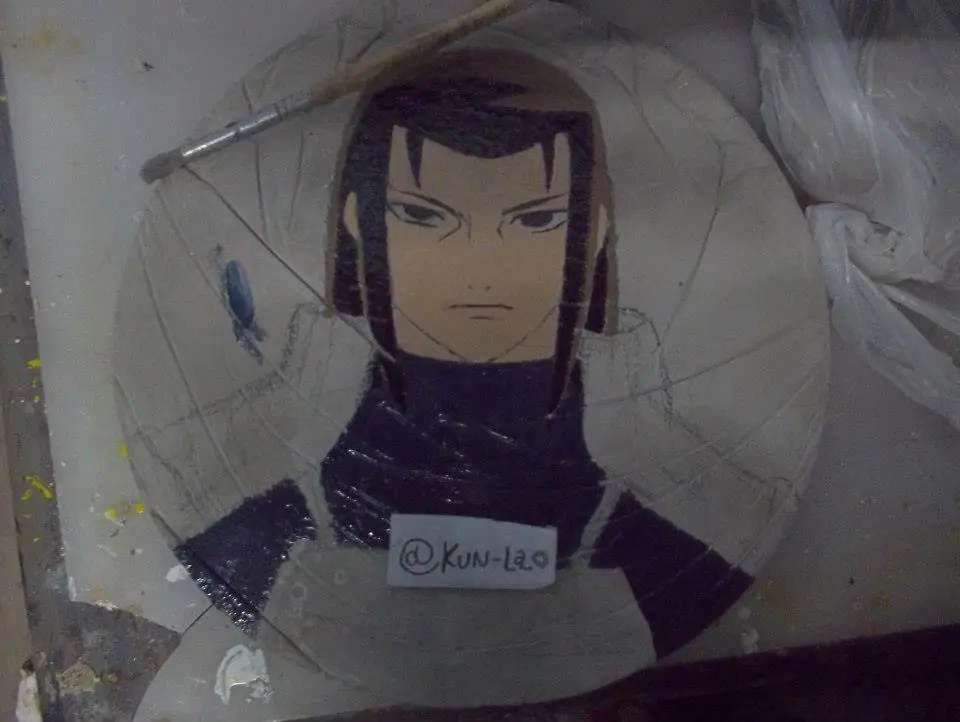 Mis esculturas de hashirama,garfield y anime