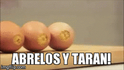 [GIF Receta] Mini Pasteles en forma de Huevo!
