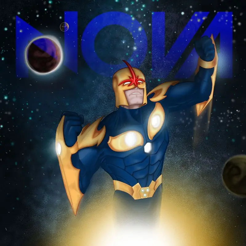 Nova (Marvel) - Dibujo propio