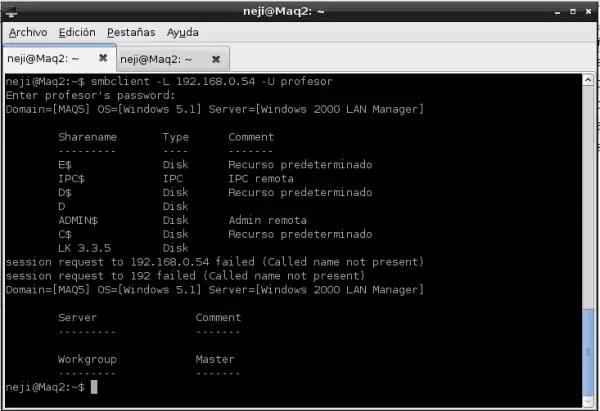 Cómo montar recurso compartido remoto de Windows en Linux