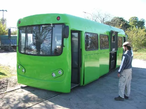 Tren ecológico inventado en Argentina