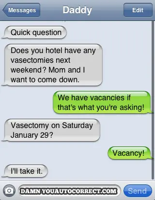 Damn You Auto Correct! - Fails del corrector de Iphone