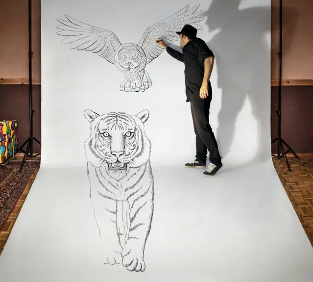 "Anamorphic Illusions" Por Ben Heine