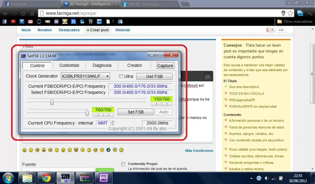 Overclock en una Notebook, yo te cuento como lo hice