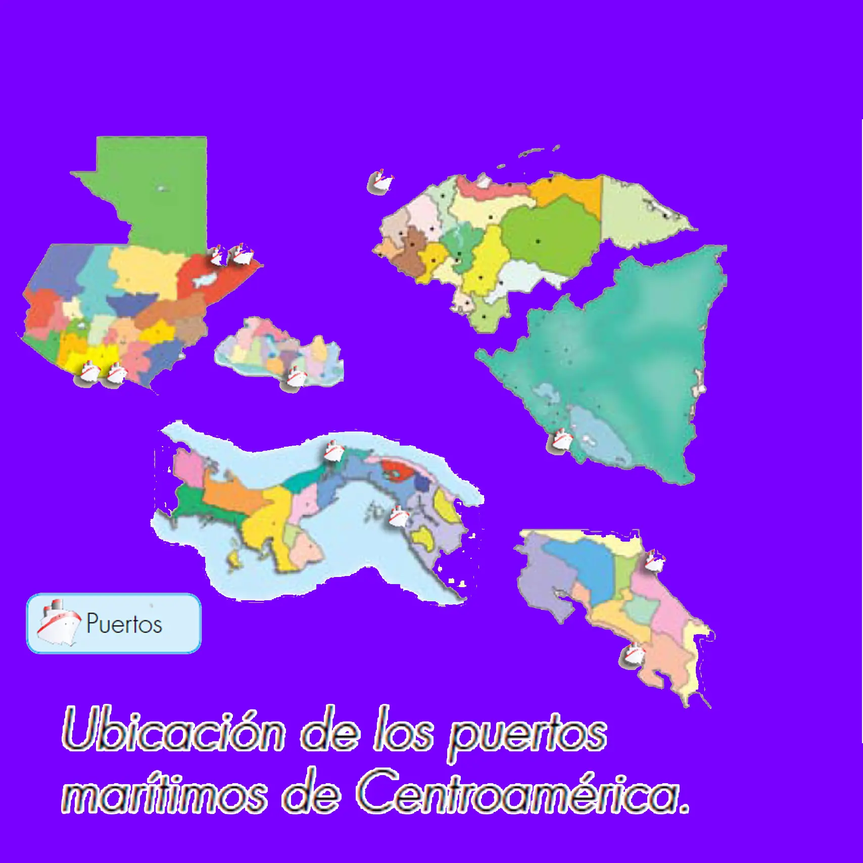 Puertos marítimos, lacustres y fluviales de Centroamérica