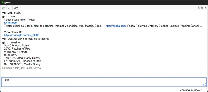 Utiliza Google Talk para obtener información instantánea