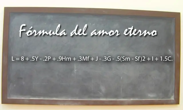 Revelan la fórmula del amor!