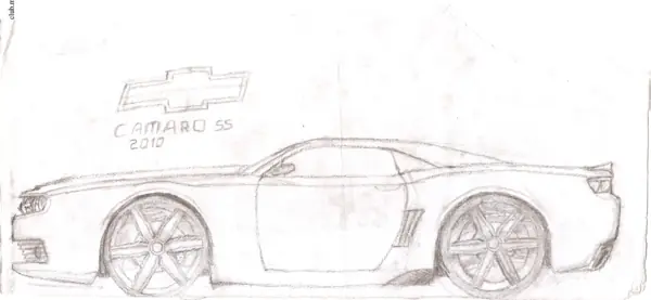 Dibujé un Chevy Camaro ss 2010,Y te lo Muestro!