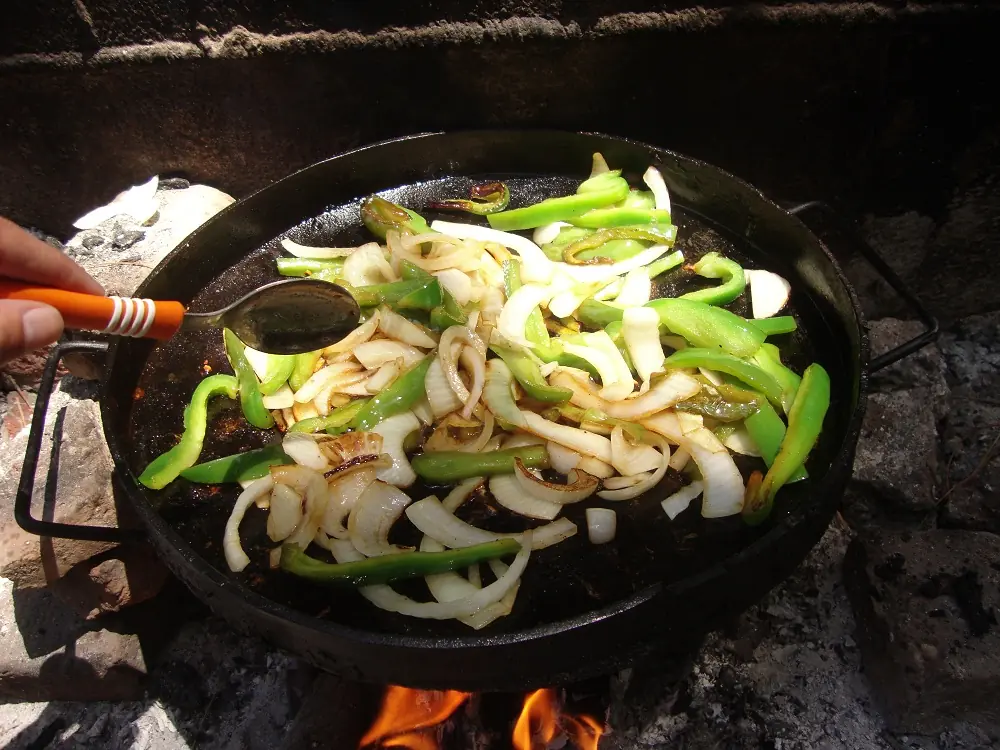 Foto-receta para camping: Pollo al disco