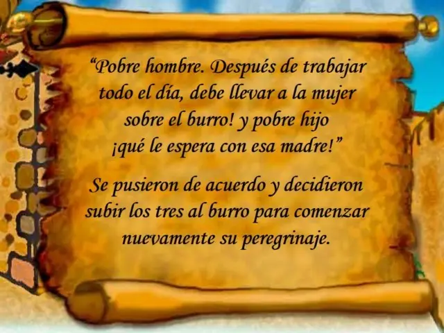 Las cosas de la vida, (fabula).