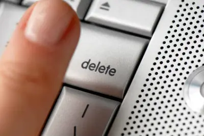 fue un error... Borraste tus archivos en Windows