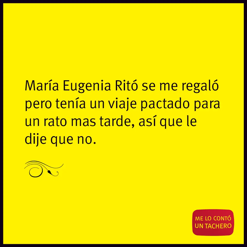 me lo conto un tachero
