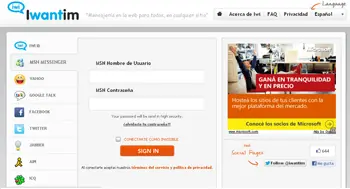 Iwantim, usa varios Messenger online gratis