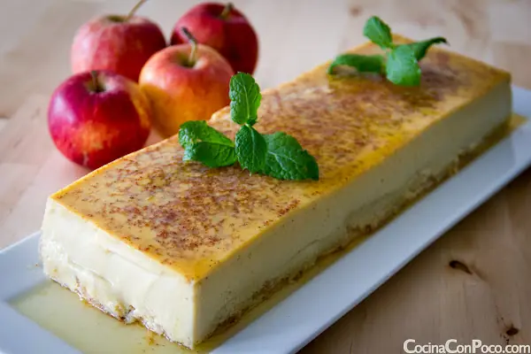 Flan de manzana - Receta paso a paso