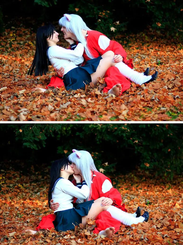 Parejas de otakus haciendo cosplay