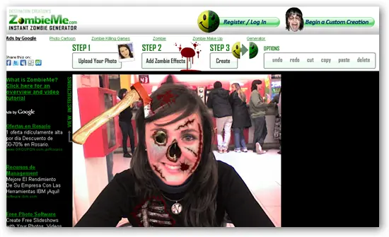 ZombieMe: Crea un zombie personalizado a partir de tu foto
