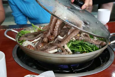 San Nak Ji o Pulpo vivo