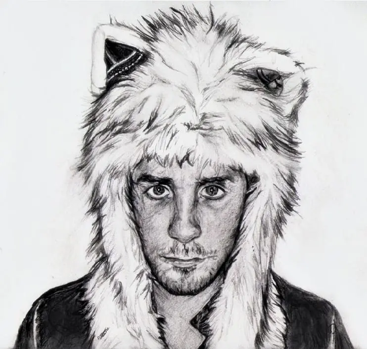 dibujo a lápiz de Jared Leto (mio)