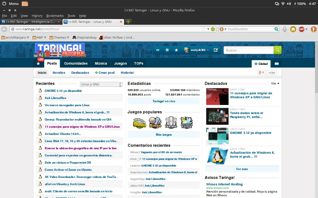 Linux en una macbook