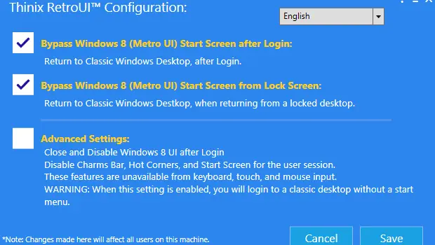 Ya hay programas para saltarse interfaz de Windows 8