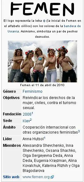 Bellezas ucranianas (Femen)