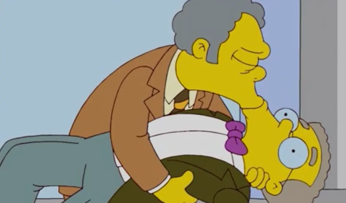 me arme alto post de Los Simpsons