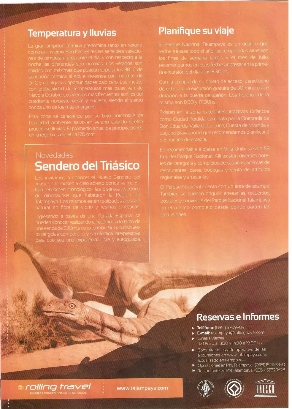 Talampaya [Informacion Turistica]