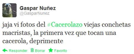#Cacerolazo fue TT en twitter, los mejores twits!