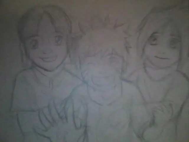 Naruto: Pintura propia + proceso