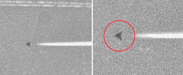 OVNI triangular fotografiado en Texas