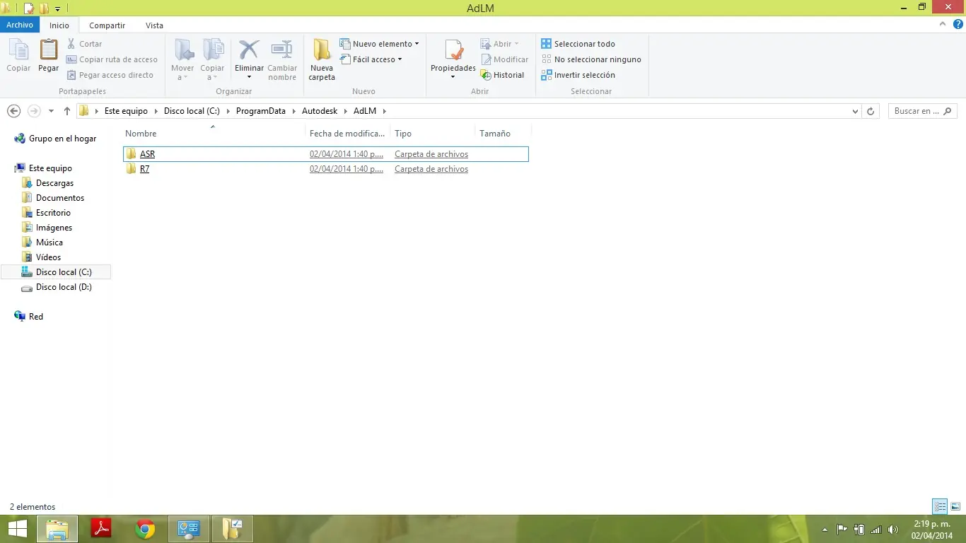 Solucion Error: 1: 5 2: adlmPITSetProductInformation failed.
