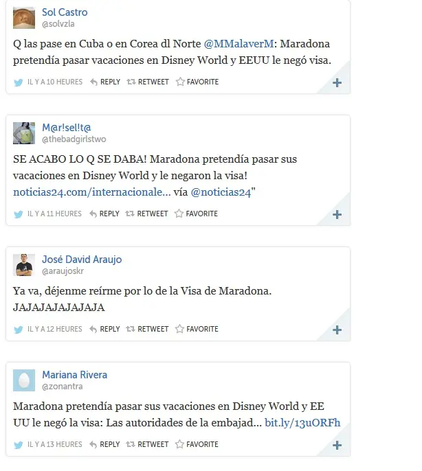 Maradona no podrá ir a Disney World - Visa Negada