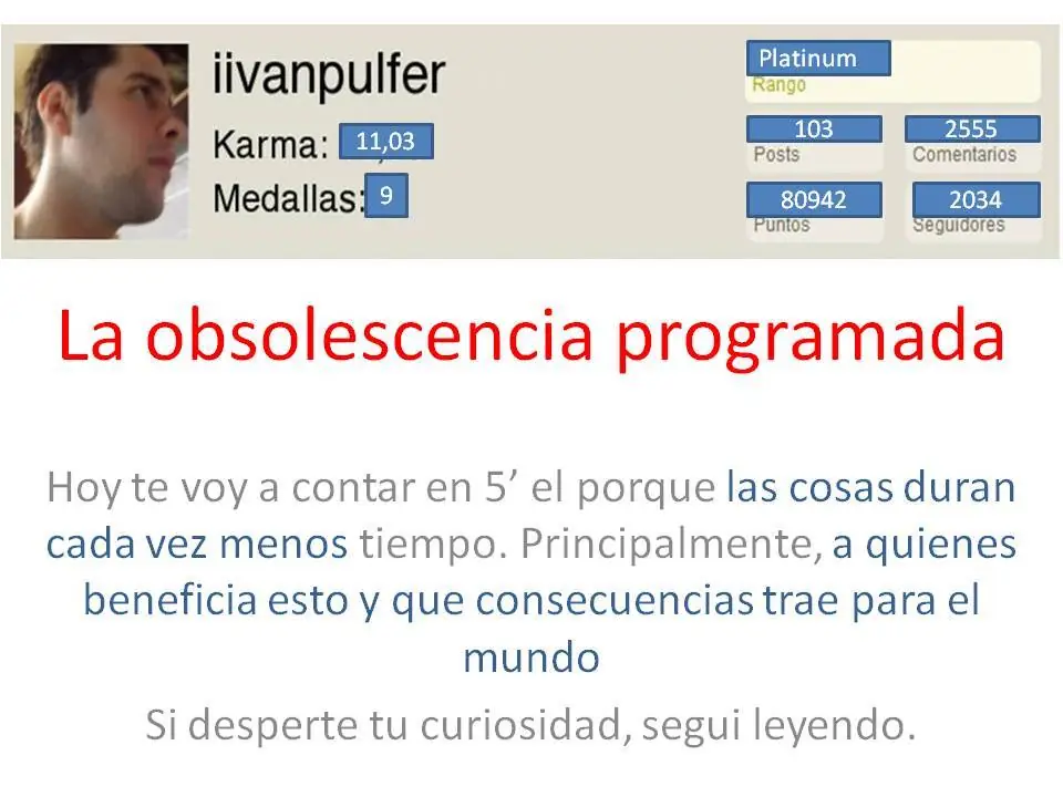 La obsolescencia programada