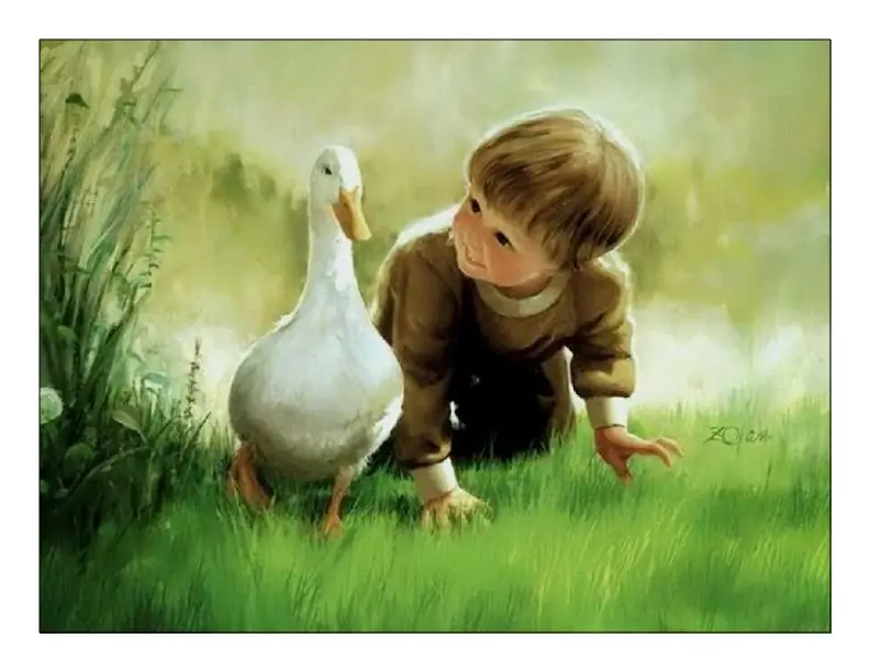 Pinturas de niños.