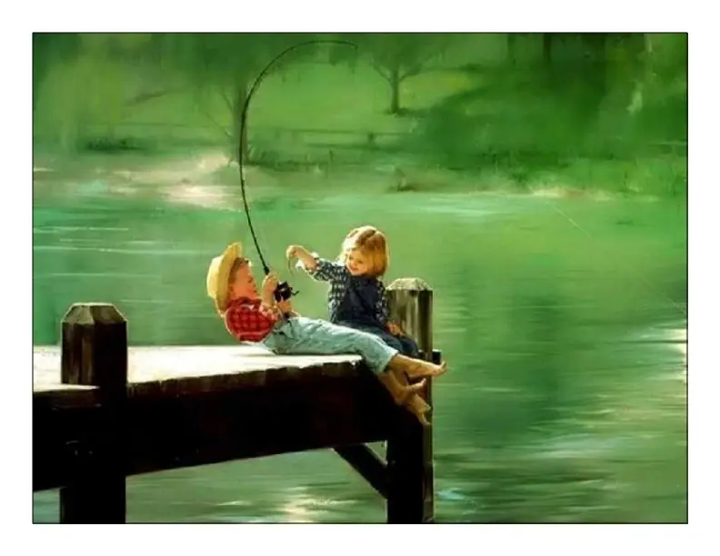 Pinturas de niños.