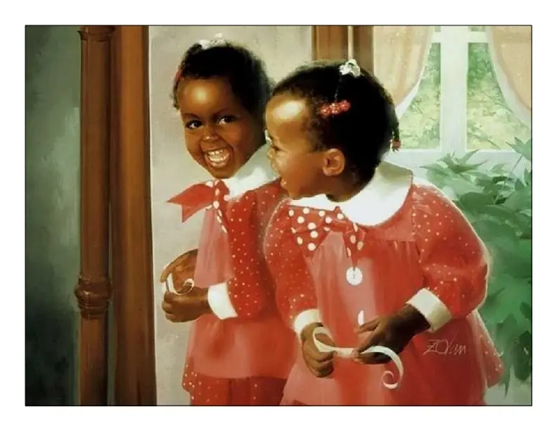 Pinturas de niños.